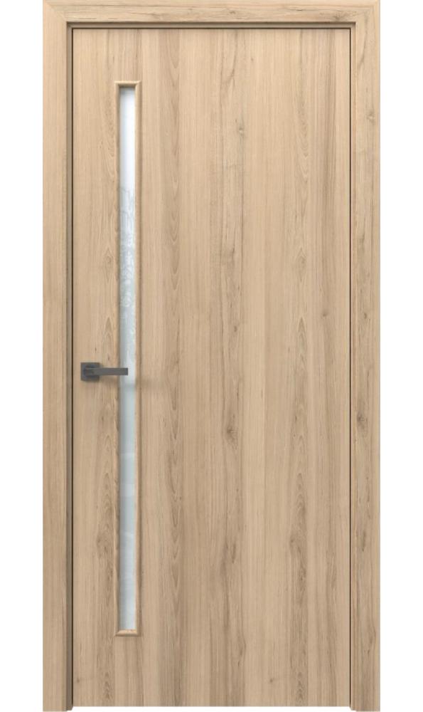 Двери Глория клен комано стекло Сатин