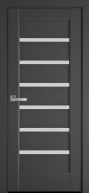 Линнея Новый Стиль антрацит премиум стекло Сатин